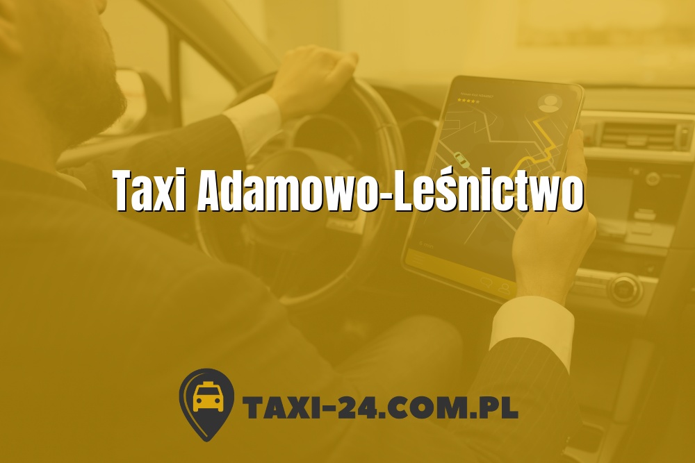 Taxi Adamowo-Leśnictwo www.taxi-24.com.pl