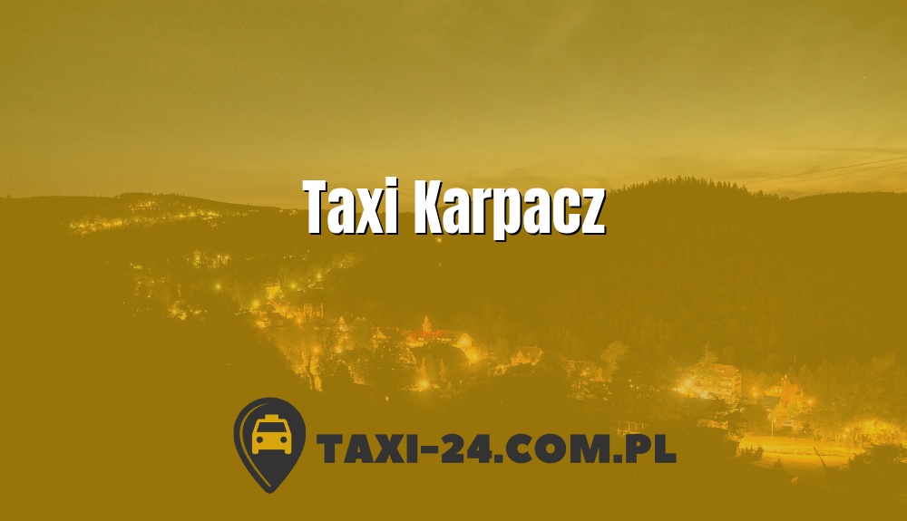 Taxi Karpacz www.taxi-24.com.pl