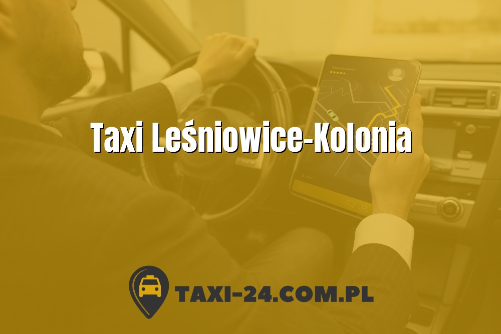 Taxi Leśniowice-Kolonia www.taxi-24.com.pl