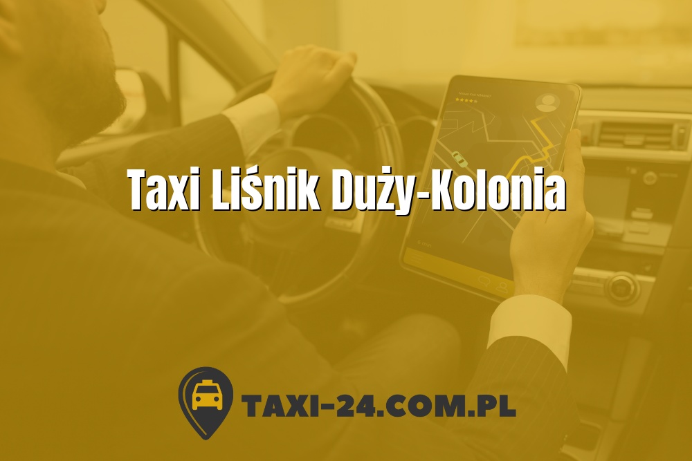 Taxi Liśnik Duży-Kolonia www.taxi-24.com.pl