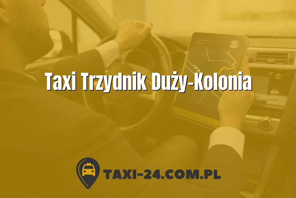 Taxi Trzydnik Duży-Kolonia www.taxi-24.com.pl